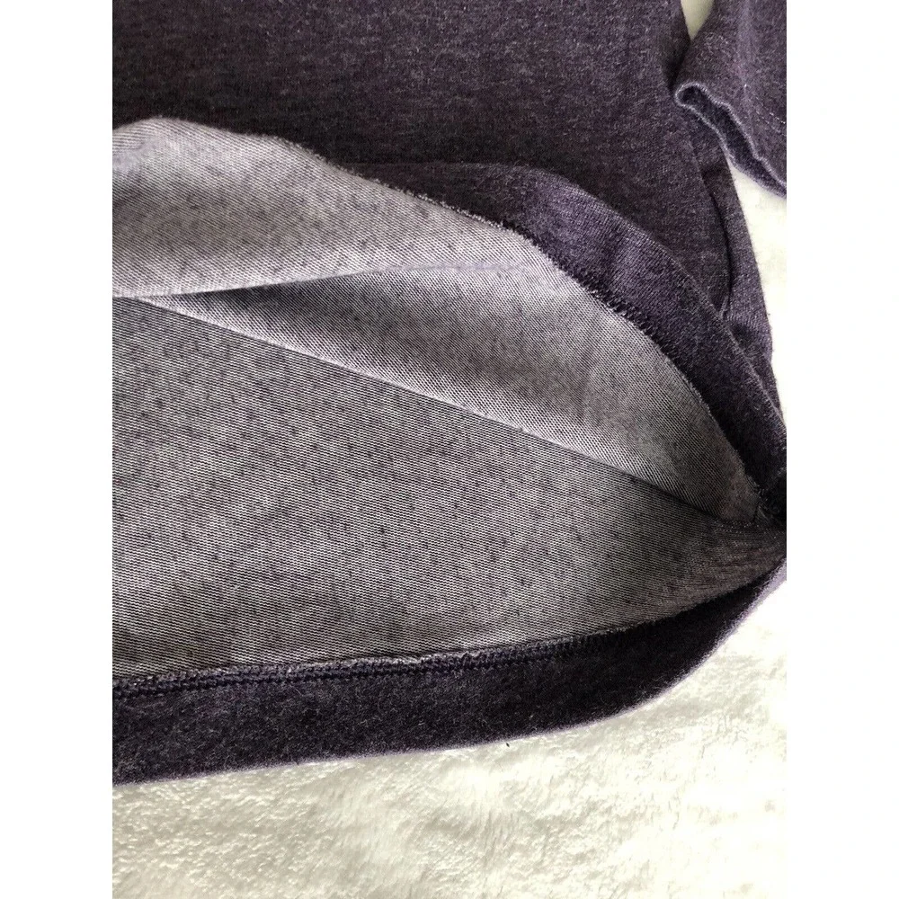Women's Nike Dri-fit‎ Heathered Purple Long Sleeve Shirt Size Large Slim Fit